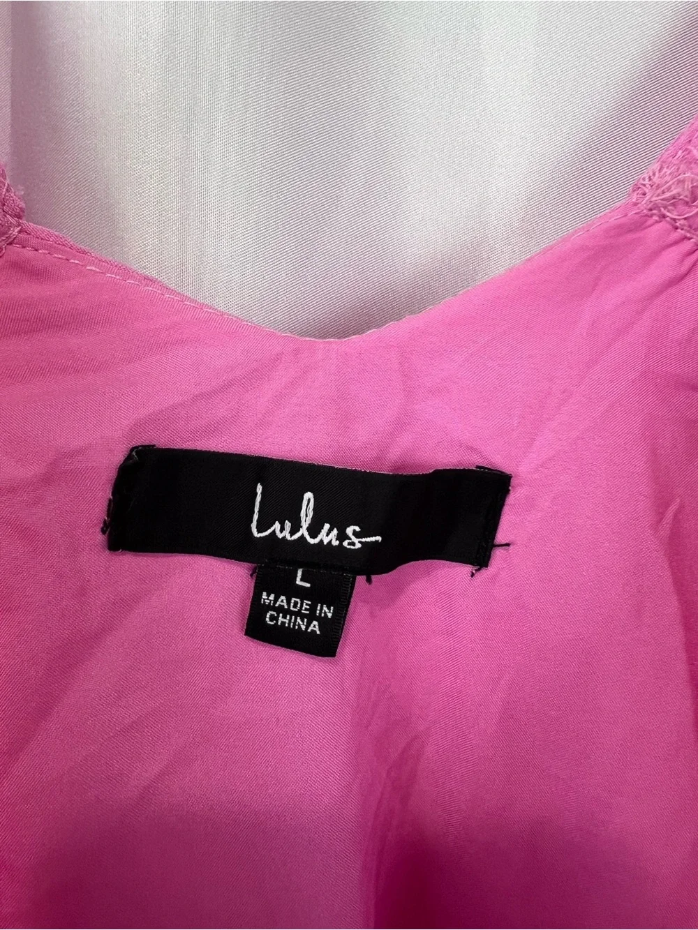 Lulu's Let the Sun Beam Pink Tie-Straps Tiered Midi Dress With Pockets - Picture 10 of 13